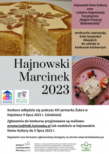 Hajnowski Dom Kultury oraz Lokalna Organizacja Turystyczna „Region Puszczy Białowieskiej”