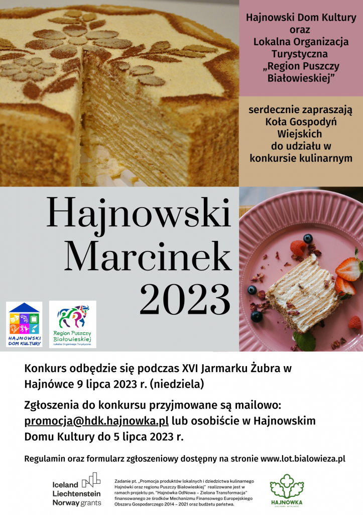Hajnowski Dom Kultury oraz Lokalna Organizacja Turystyczna „Region Puszczy Białowieskiej”